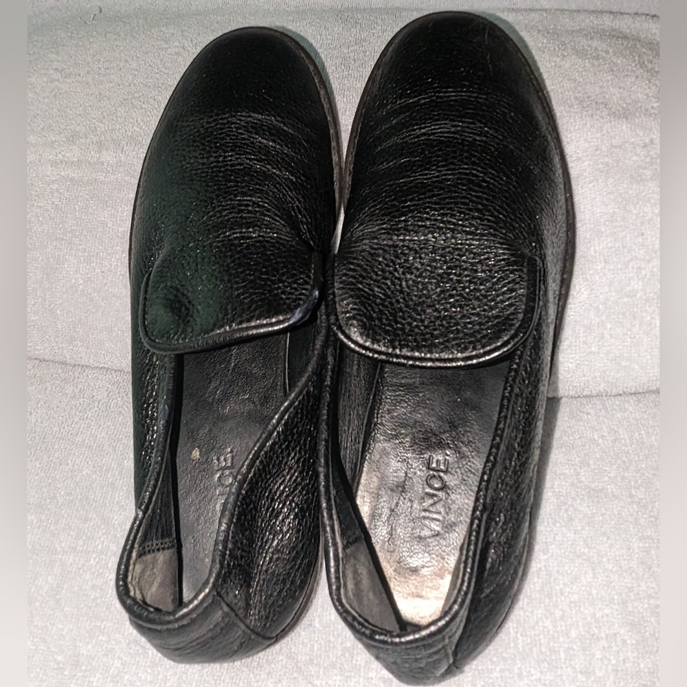 Vince Percell Tumbled Leather Loafers.Size 8 - image 2